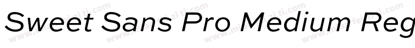 Sweet Sans Pro Medium Regular字体转换